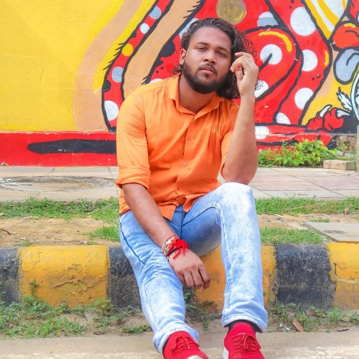 Avery Chen, Lead Design Curator at LunarOrbitAxis, reviewing corporate floral arrangements